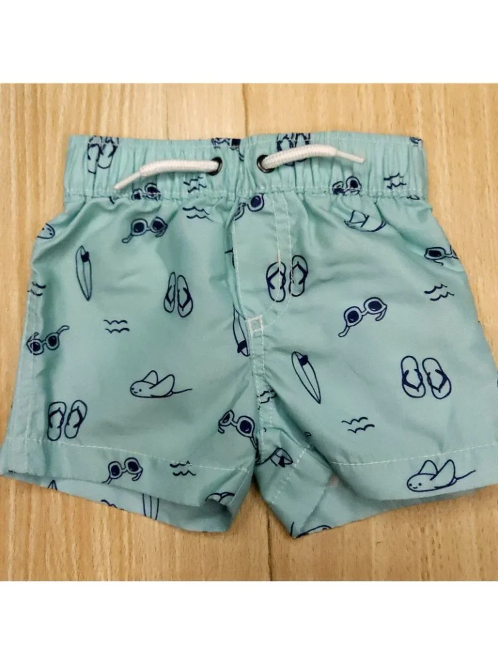 Carter's Infant Boys Blue 2 Piece Sting Ray Swim Set 3 Months